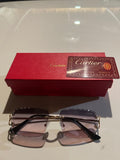 Cartier Diamond-cut Sunglasses